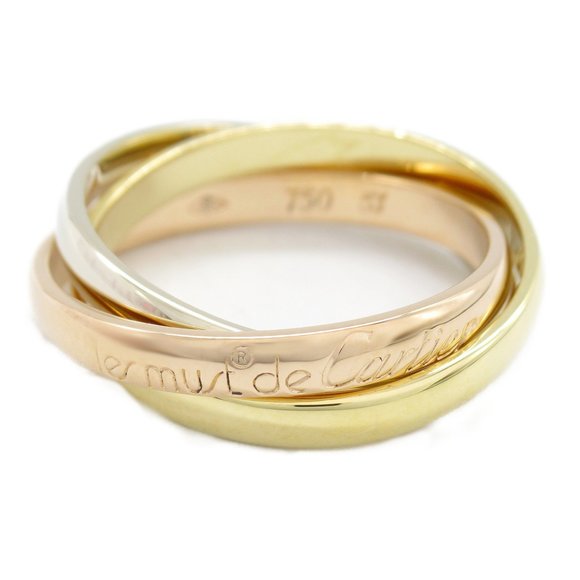 CARTIER 18k Yellow Gold Trinity Ring - Picture 1 of 6